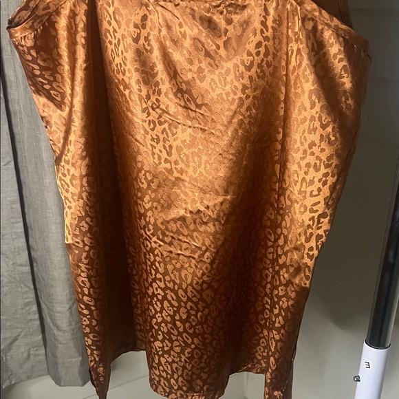 Leopard Print Satin Pajama Set - Picture 7 of 16